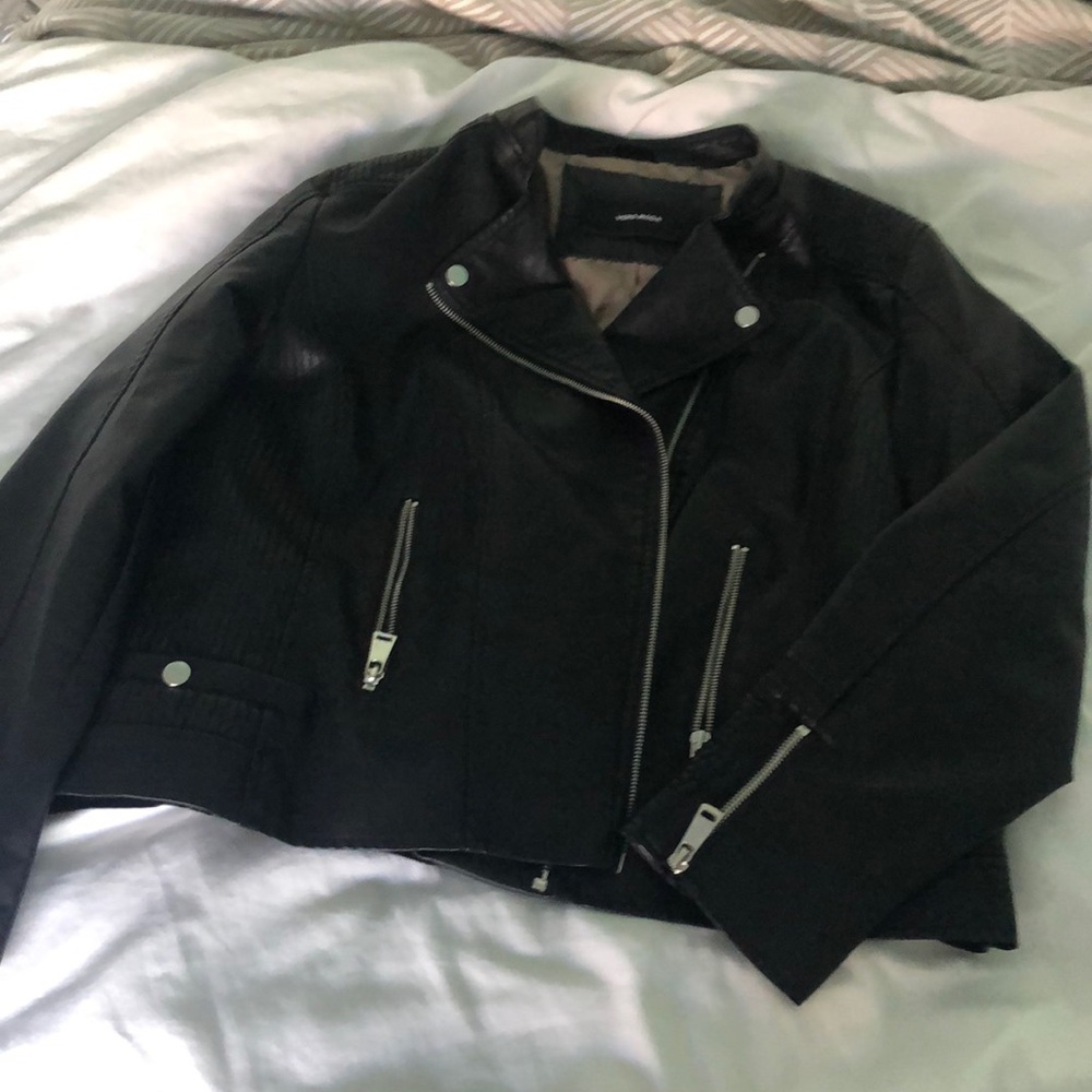 NWOT Faux Leather Jacket